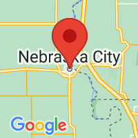 Map of Nebraska City, NE US